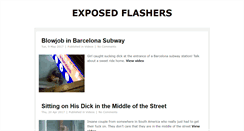 Desktop Screenshot of exposedflashers.com